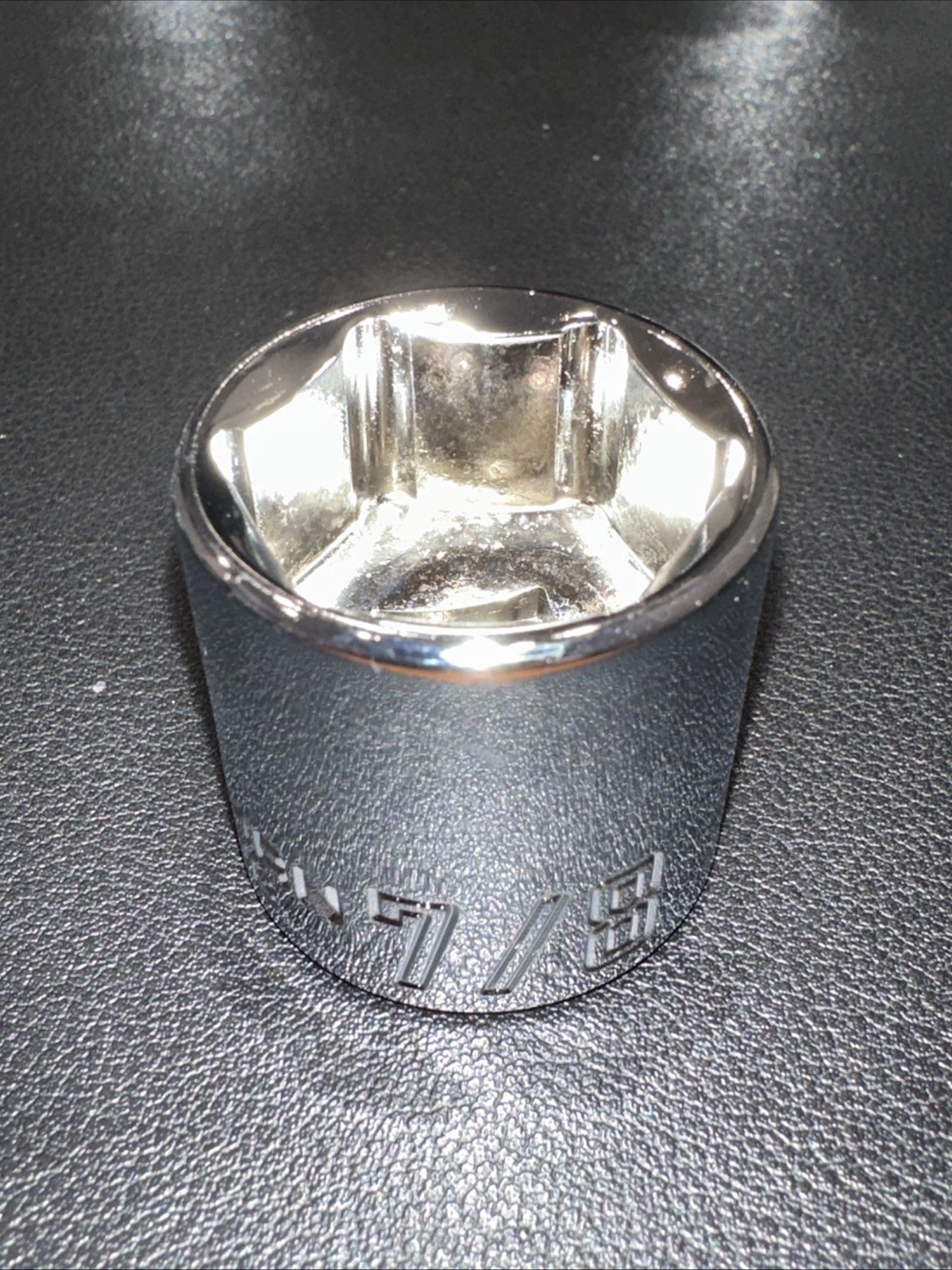 Craftsman 6 Point 3/8" Drive Chrome Standard 7/8" Shallow Socket CMMT43013. 0280