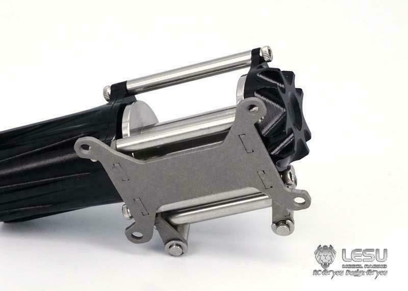 LESU Metal Electric Winch for RC DIY Car Rock Crawler 1/14 Tractor Truck Model