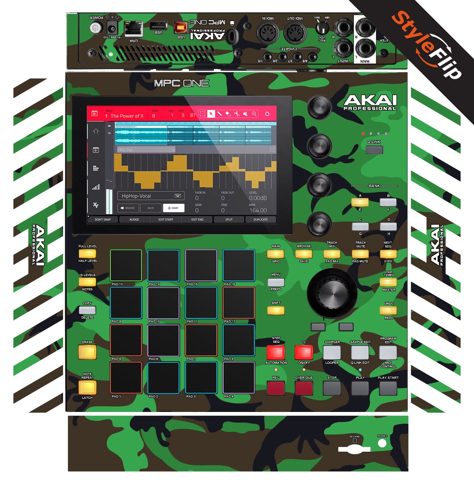 Akai MPC One Skin | Camo Green | Protective Decal | StyleFlip Skins