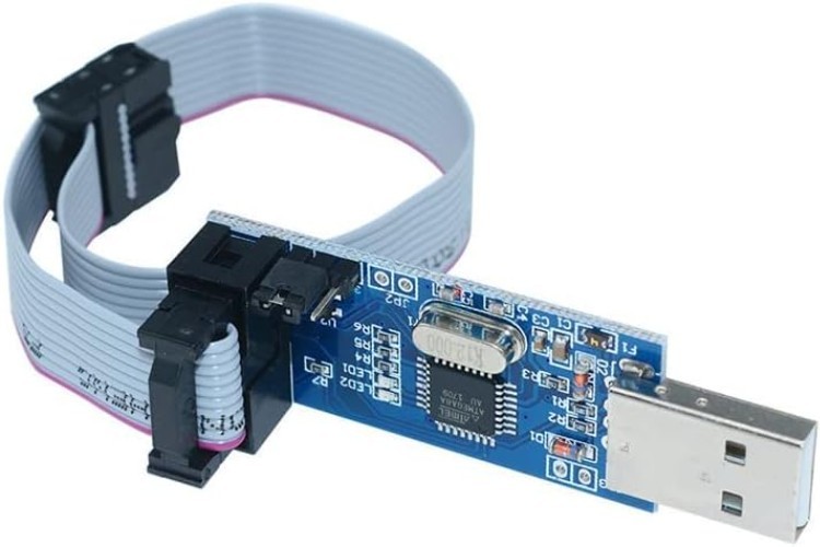 51 AVR ATMEGA8 Programmer USBasp USB ISP 10 Pin USB Programmer 3.3V/5V with C...