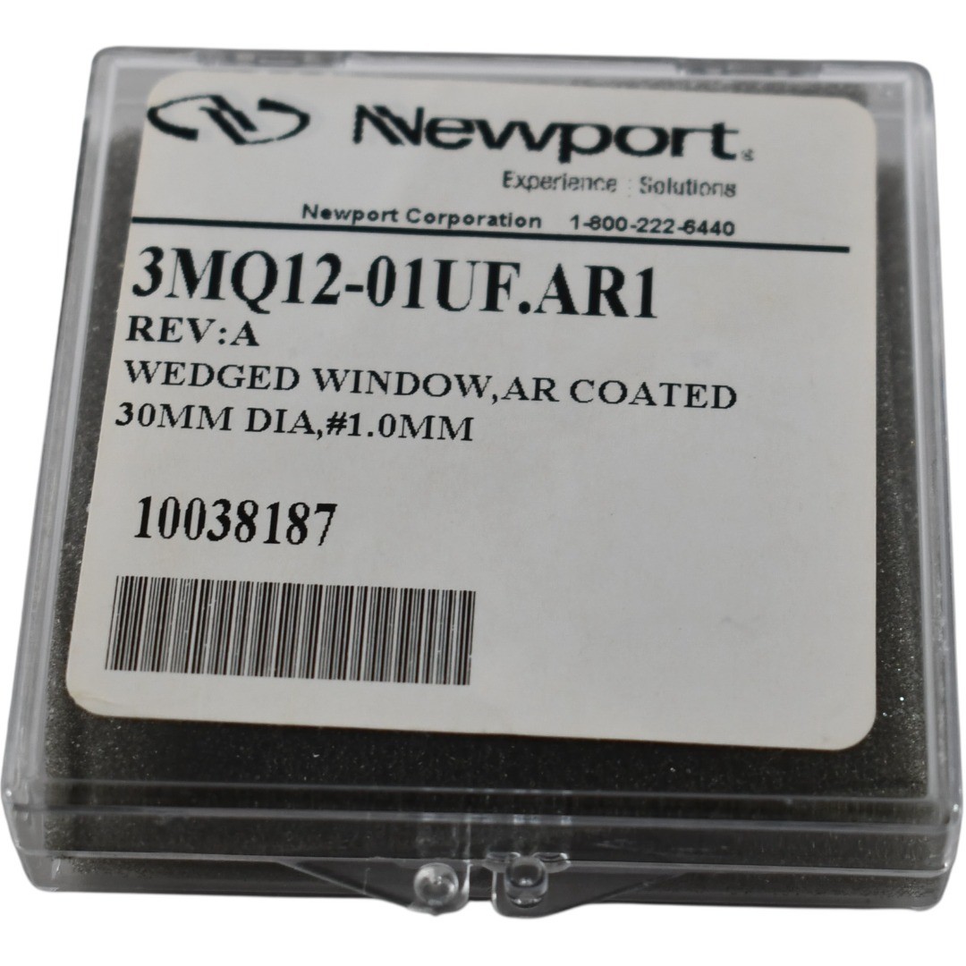 NEW Newport 3MQ12-01UF.AR1 FemtoOptics Wedged Fused Silica Window 30mm