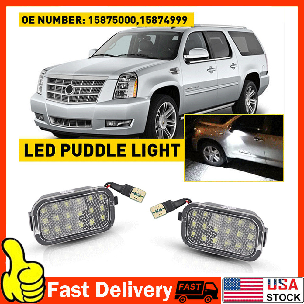 LED Side Mirror Puddle Light Assembly for 2007-2013 Cadillac Escalade EXT Base