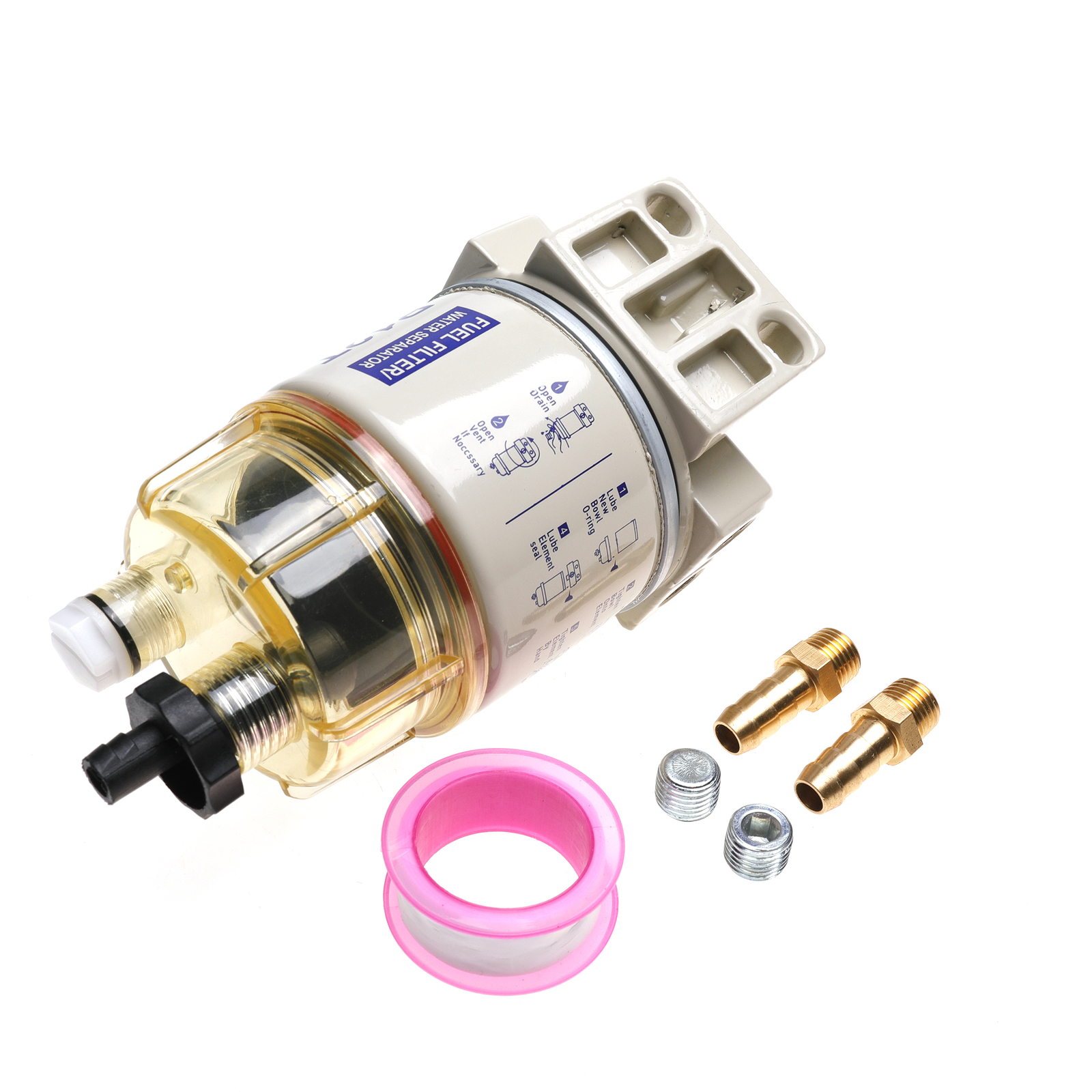 R12T Marine Fuel Filter/ Water Separator For Outboard Engine New Open Box