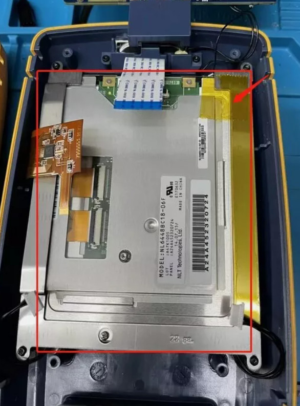 Used LCD Screen Display Touch Screen For Fluke Networks DSX-5000 DSX-8000