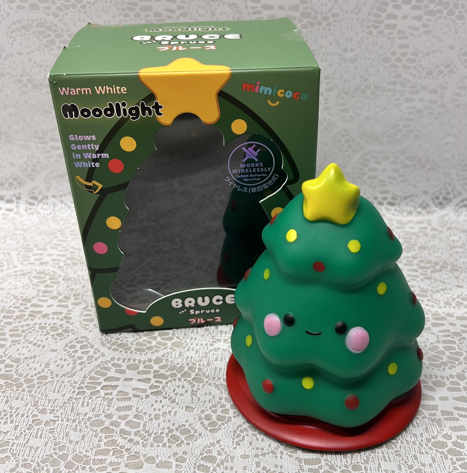 Mimicoco BRUCE The Spruce Tree Moodlight Warm White Japanese Inspired Nightlight