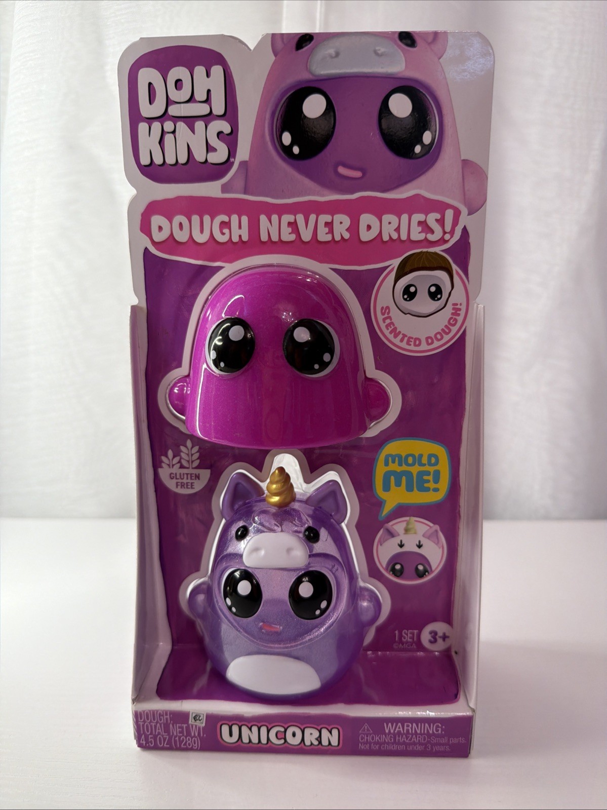 DohKins Unicorn Single Pack Character - Dough Never Dries, Ages 2+