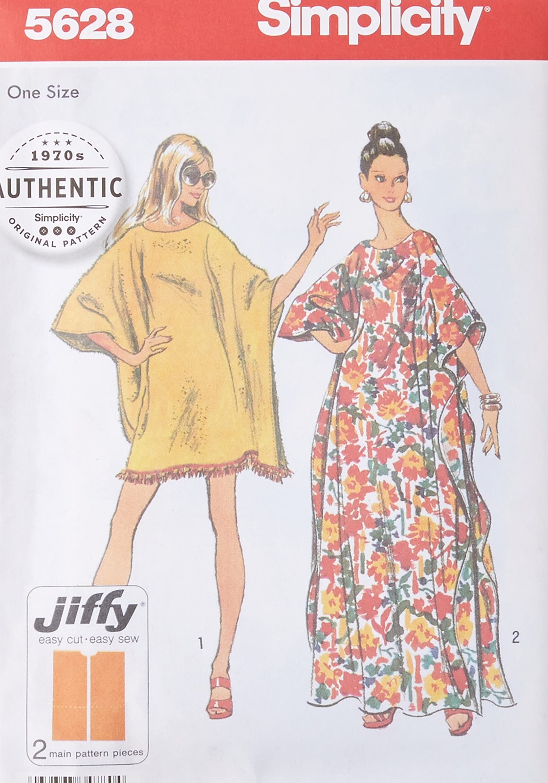 Simplicity Sewing Pattern for Women's Retro Caftans Sizes 8 to 20 40