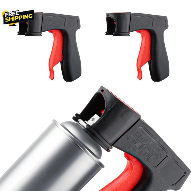 New Black Spray Paint Can Trigger Handle Reusable Car Auto Body Repair Pai - NEW