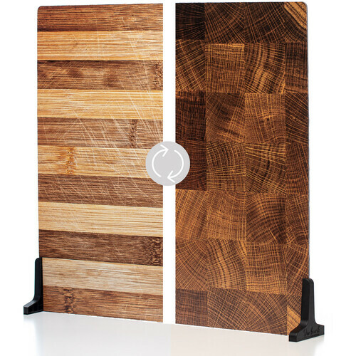 V-Flat World 24x24'' Duo-Board Background (Aged Cutting/Butchers Board)