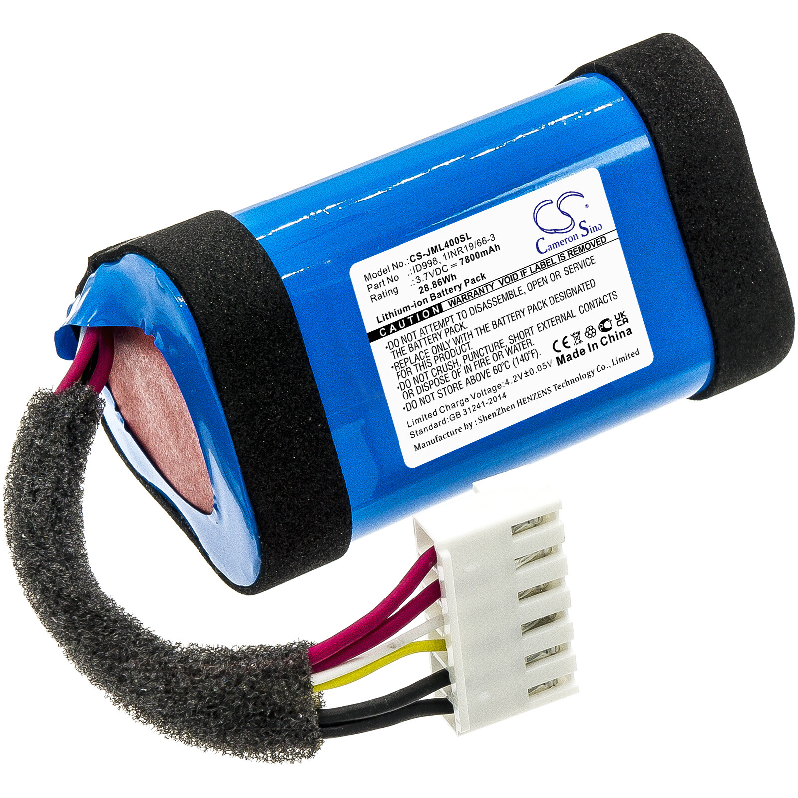 Battery for JBL Charge 4,Charge 4BLK,Charge 4J,JBLCHARGE4BLUAM,ID998,ID998-B