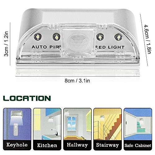 Motion Sensor Keyhole LED Light