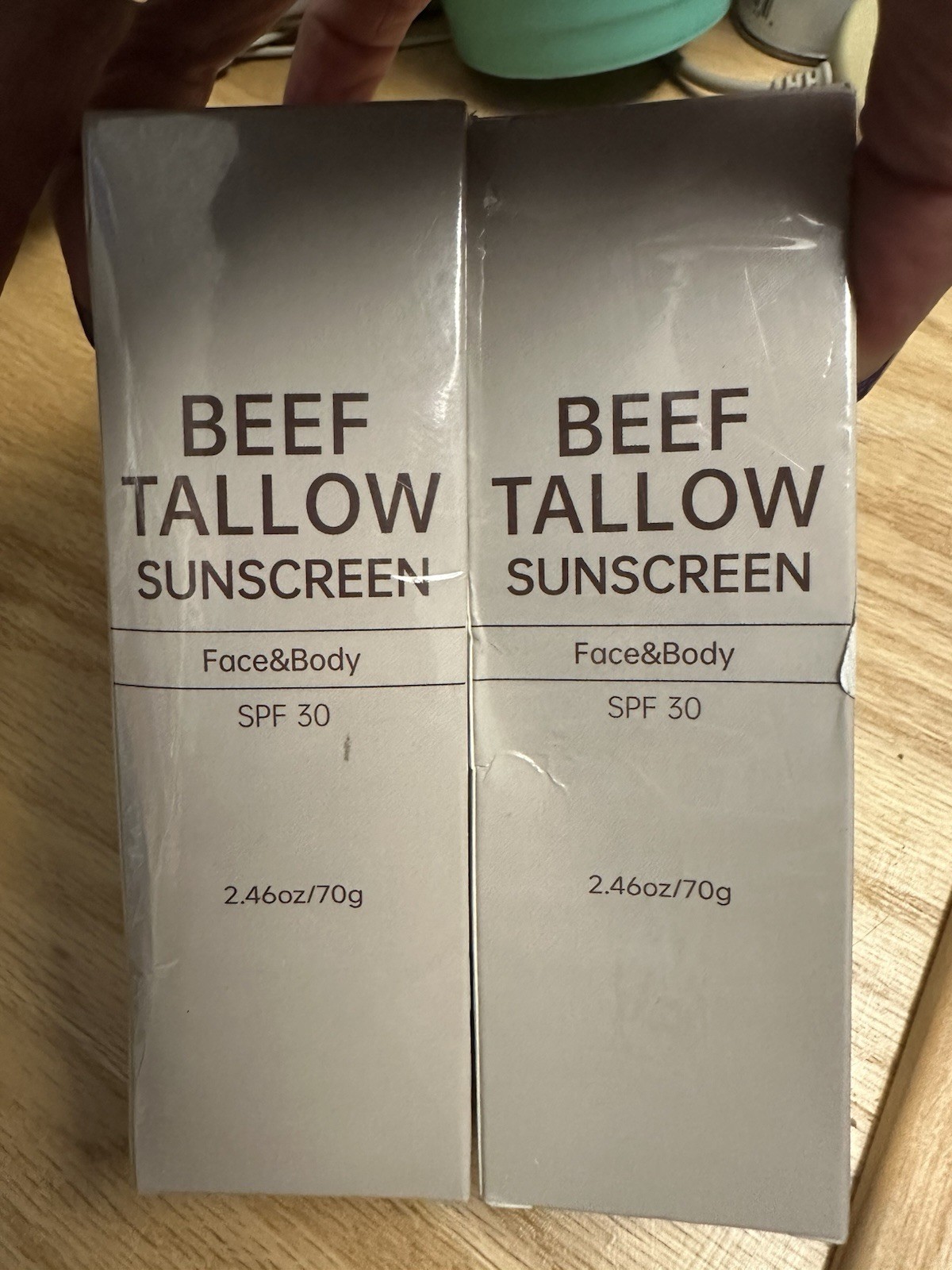 Beef Tallow Sunscreen  Face And Body SPF 30 2.46oz Exp2027 B75