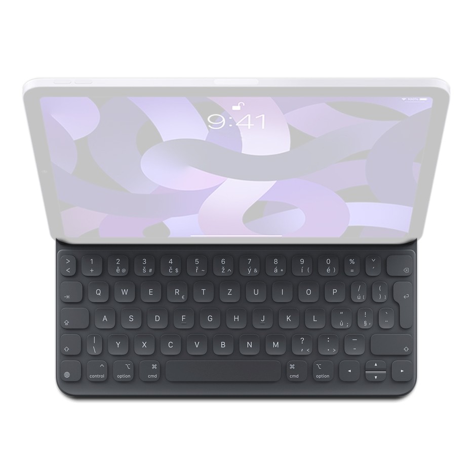 New Czech Apple Smart Keyboard for iPad Air 4th/5th Gen (Black) - CZ605-01466