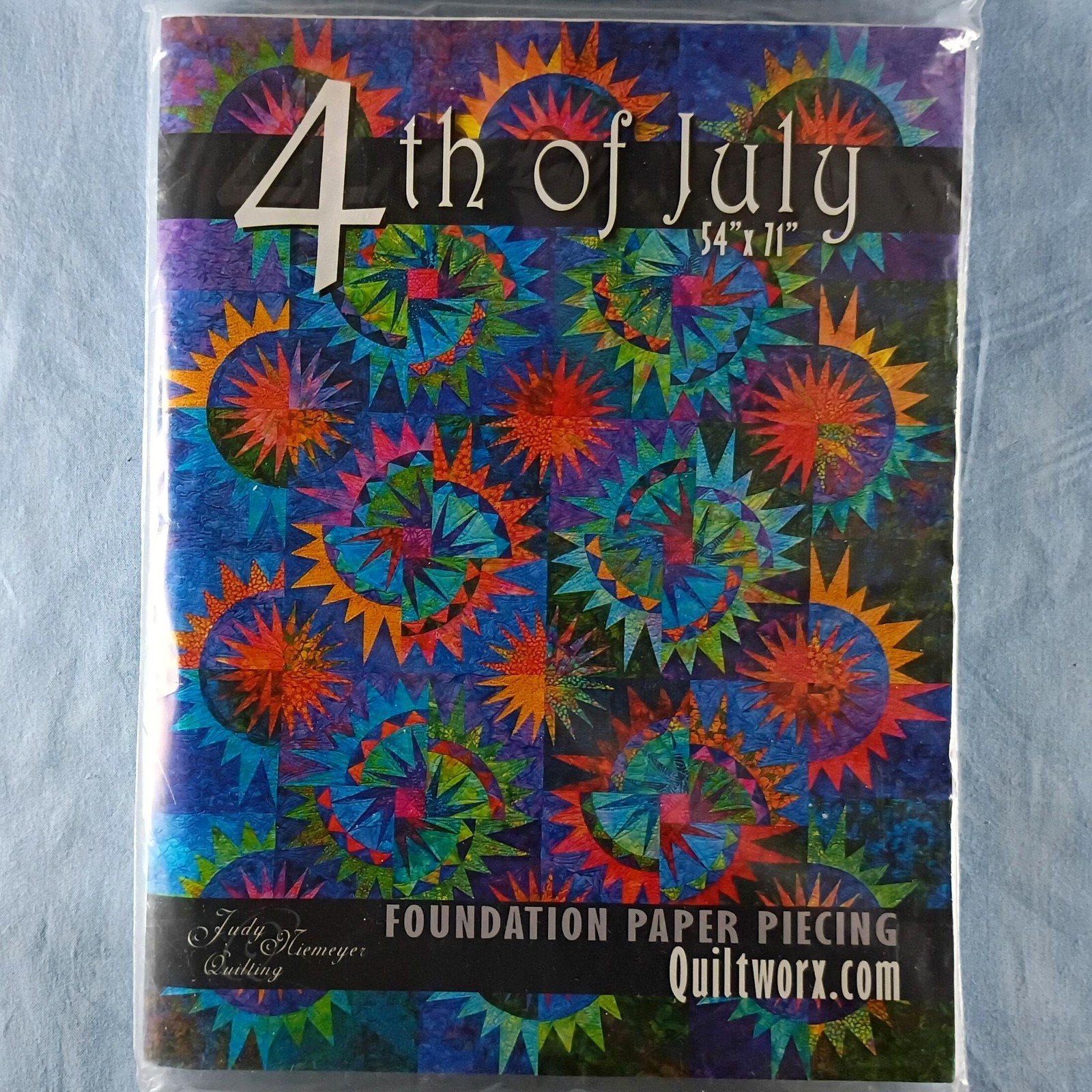 Quiltworx '4th Of July' Foundation Paper Piecing Quilt Pattern Kit 54x71