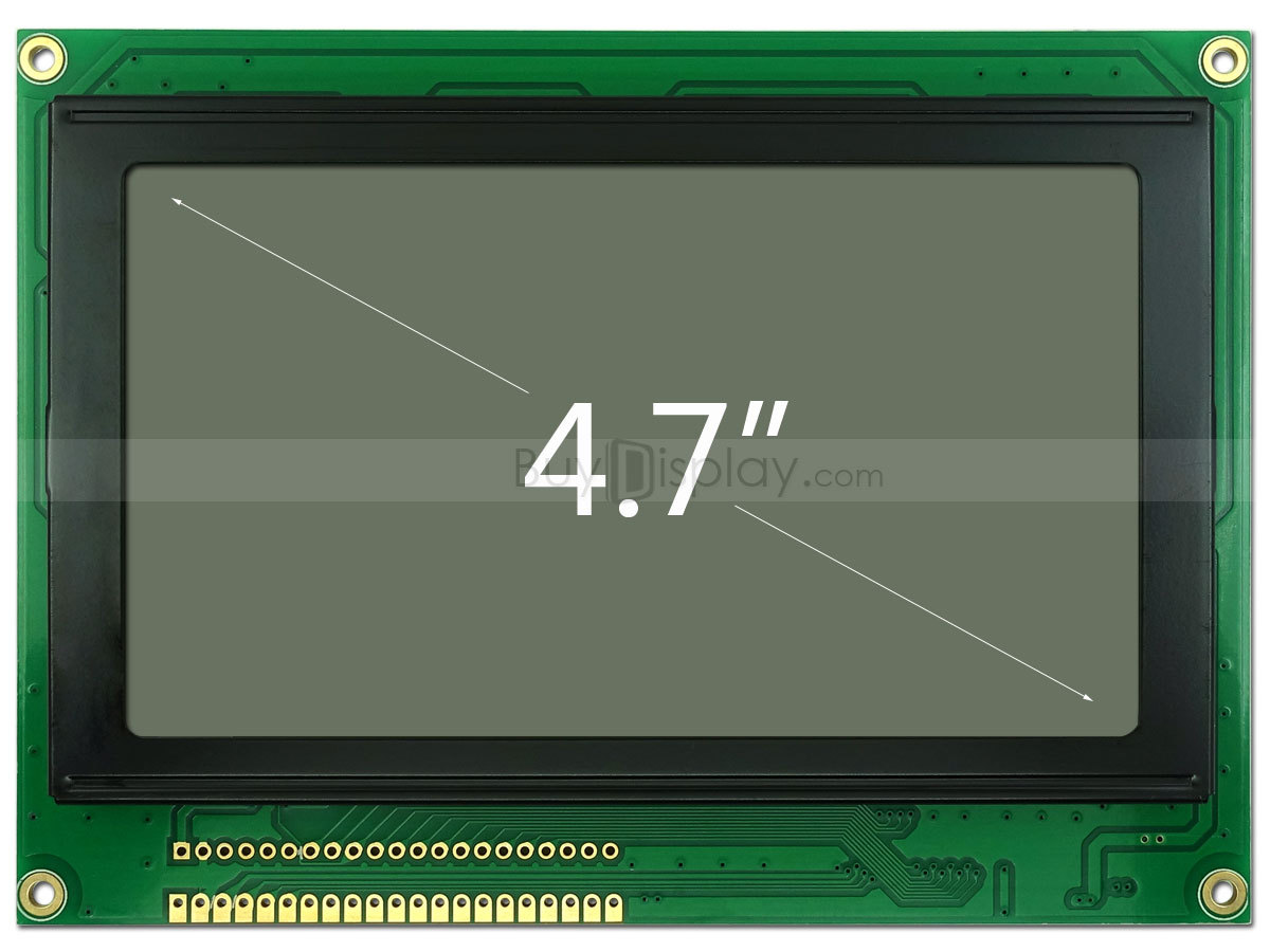 240x128 Graphic LCD Module Display,RA6963,T6963 Controller,Optional Touch Scree