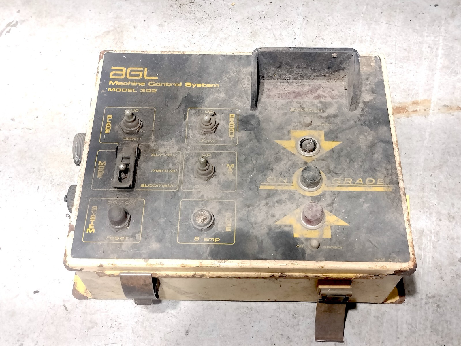 MCS AGL 302 Machine Control System Box Controller Laser Backhoe Dozer
