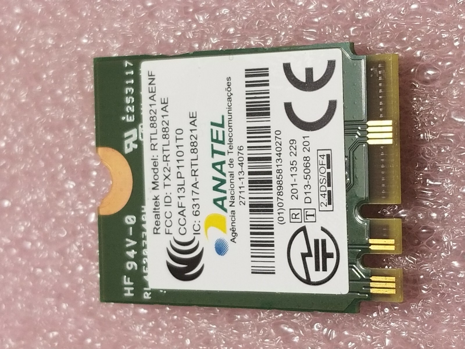 Realtek 00JT482 RTL8821AENF GENUINE LENOVO WIRELESS CARD G51 G51-35 80M8 SERIES