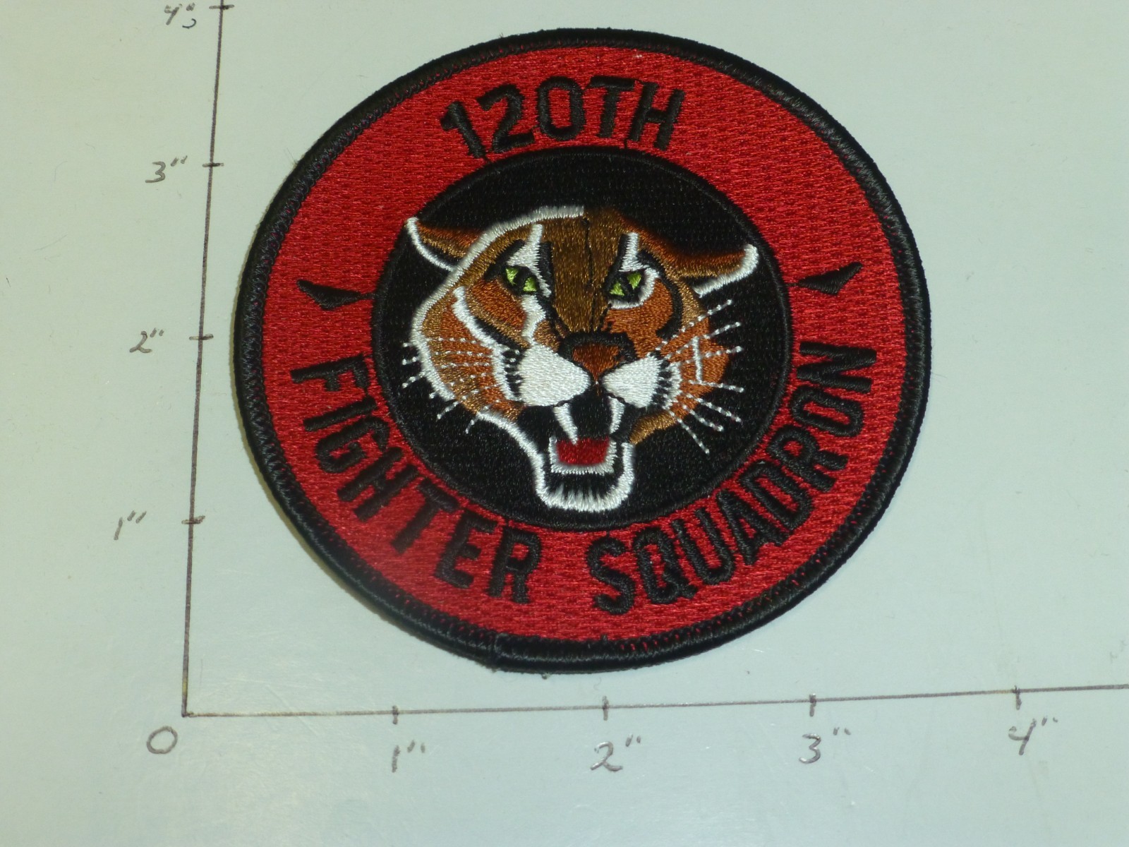 120th FIGHTER SQUADRON US Air Force color patch (Colorado Air National Guard)