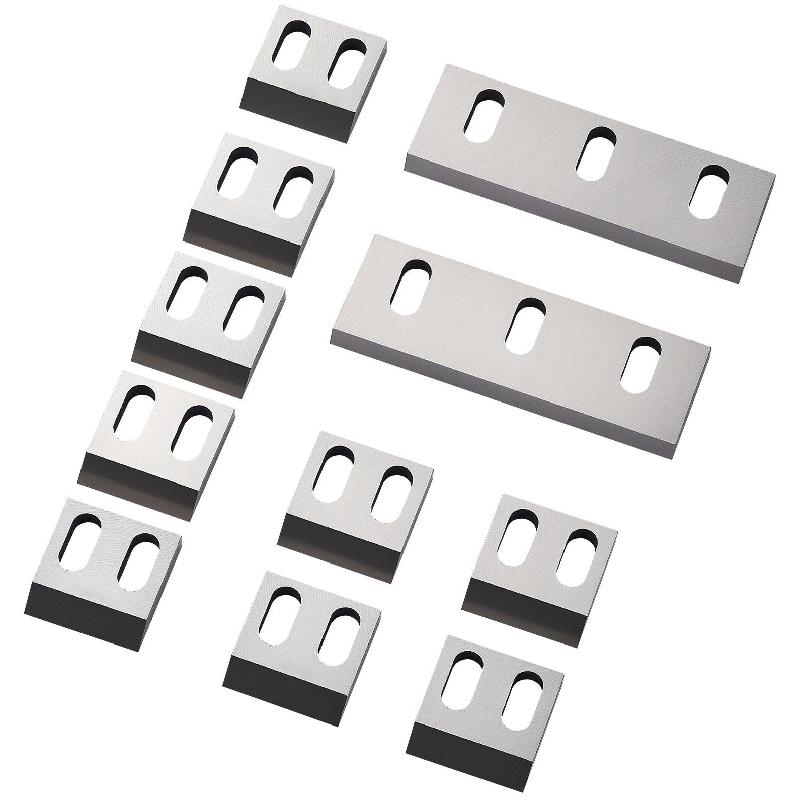 Alloy Steel Shredder Blades, 50-55 HRC, Fit Model 180 Plastic Grinder