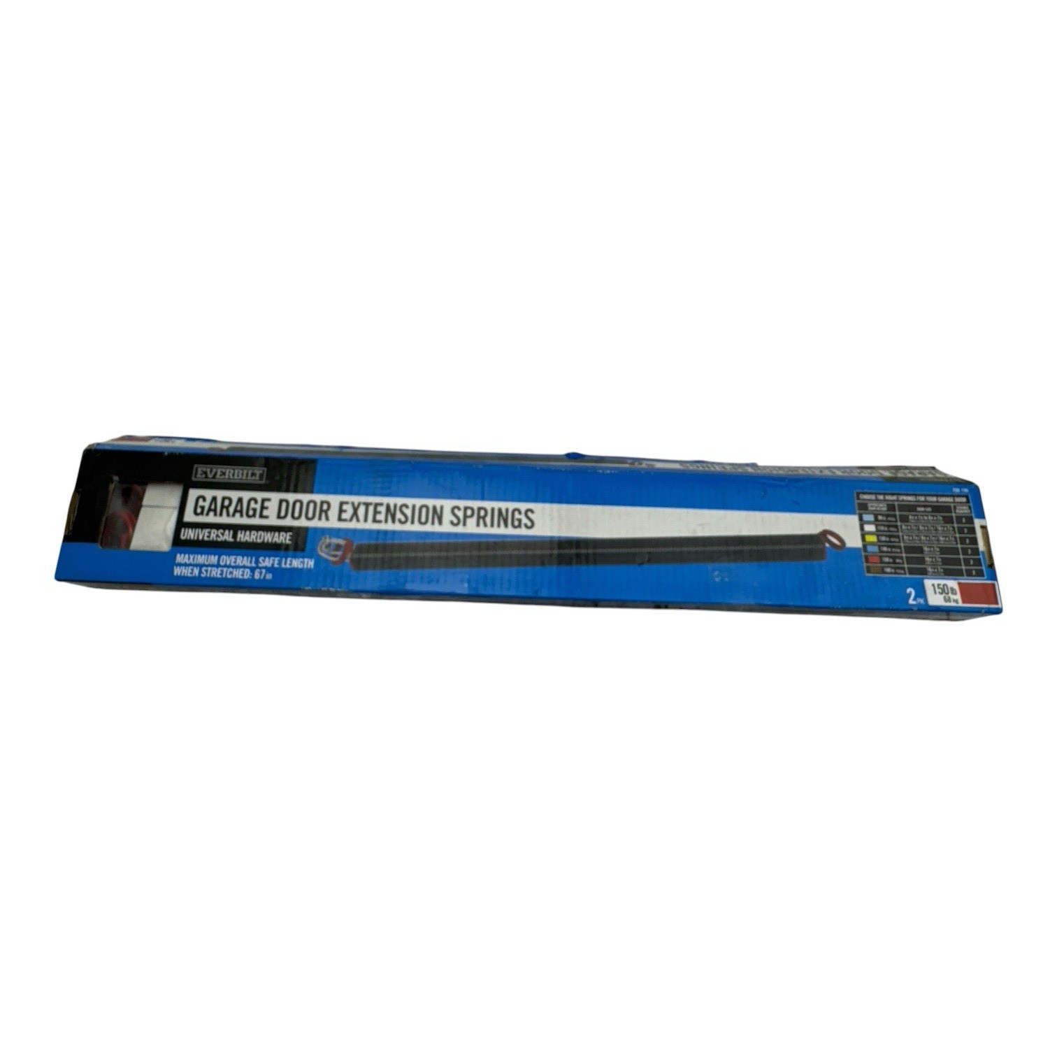 Everbilt 150 lb Garage Door Extension Spring (2-Pack) 708196