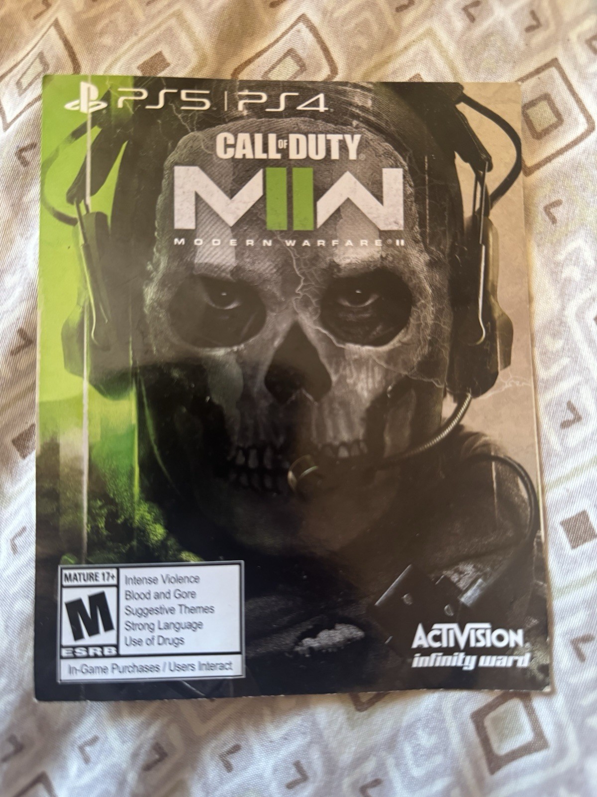 Activision Infinity Ward PS4 / PS5  Digital activation
