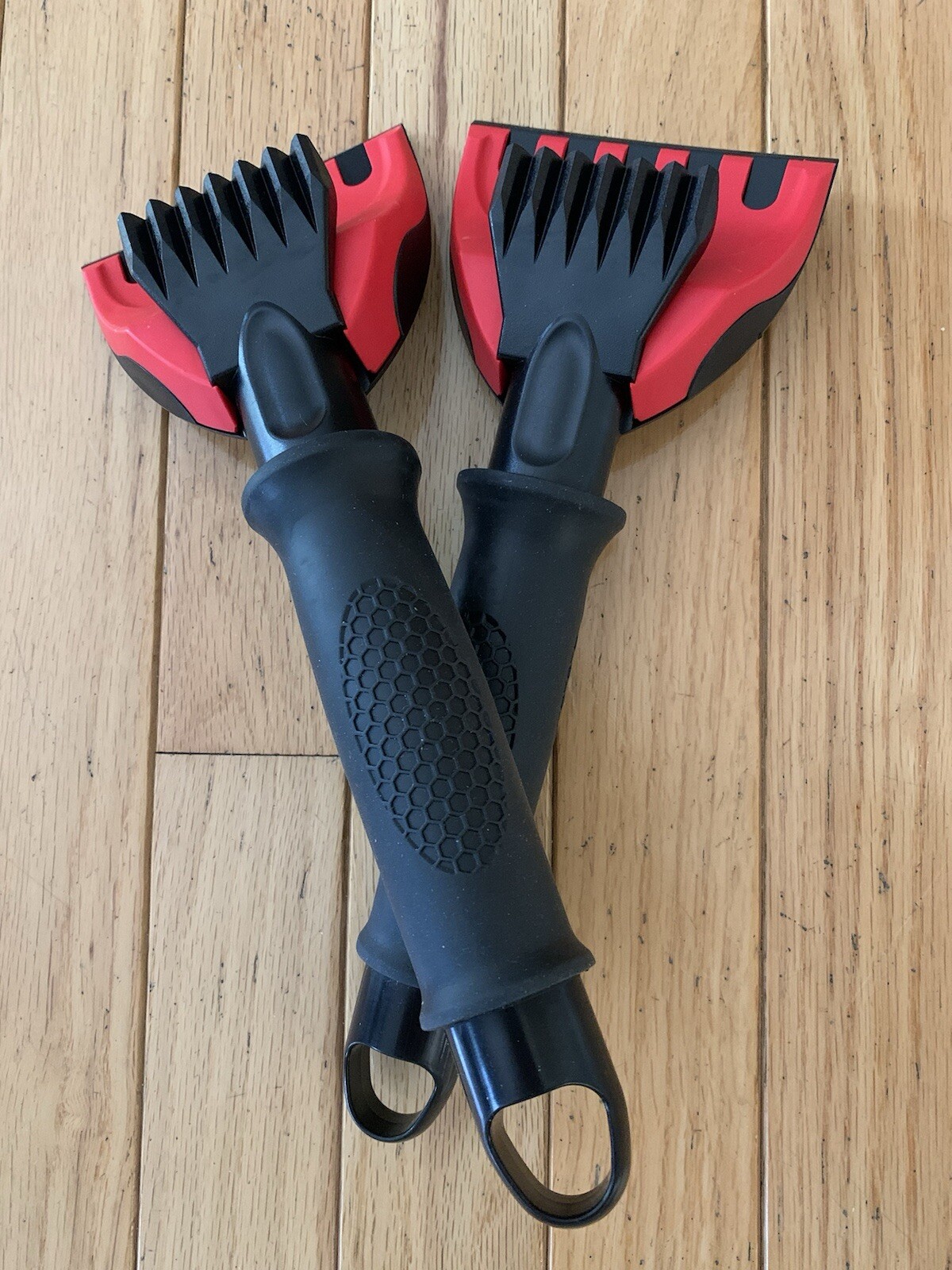 Lot of 2 Subzero Polar Vortex Ice Scrapers Heavy Duty 11" NonSlip Grip Handle