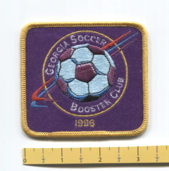 Vintage 1996 Georgia Soccer Booster Club Patch