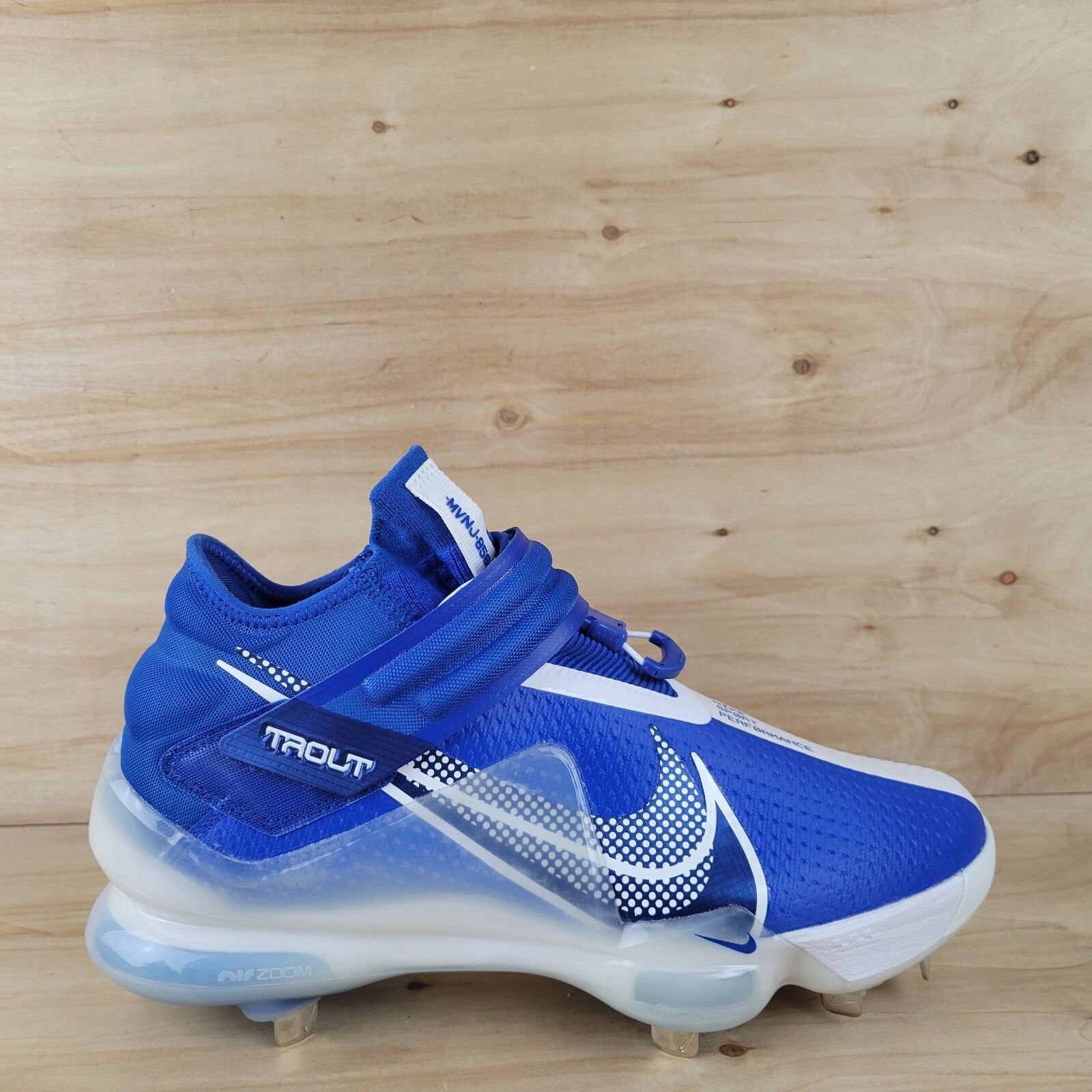 NIKE FORCE ZOOM TROUT 7 METAL BASEBALL CLEATS CI3134-402 ROYAL BLUE/WHITE SZ: 9