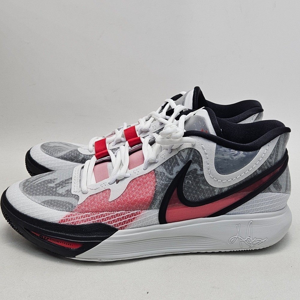 Nike Kyrie 8 Shoes White University Red Sneakers Basketball Mens 8.5 DJ6017