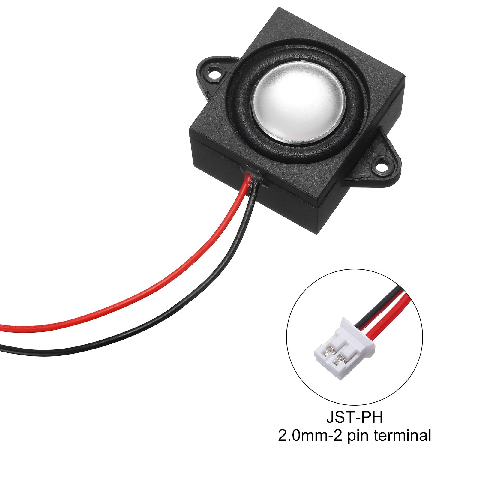 4 Pcs Speaker 3 Watt 8 Ohm Mini Speaker Micro Speaker with JST-PH2.0 Interface
