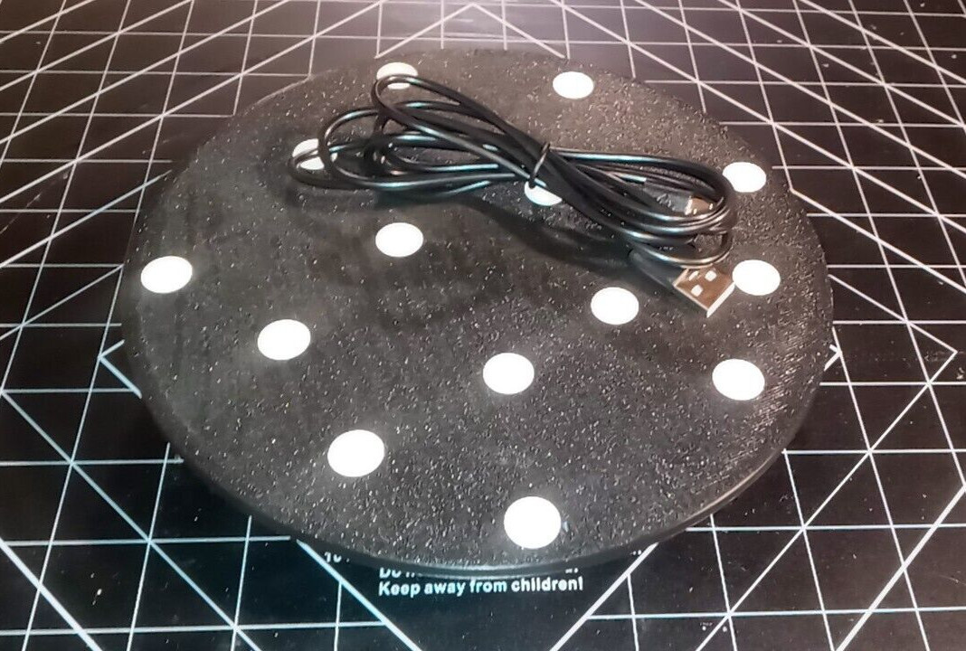 Portable-Turntable for Revopoint RANGE 3D Scanner 8in.