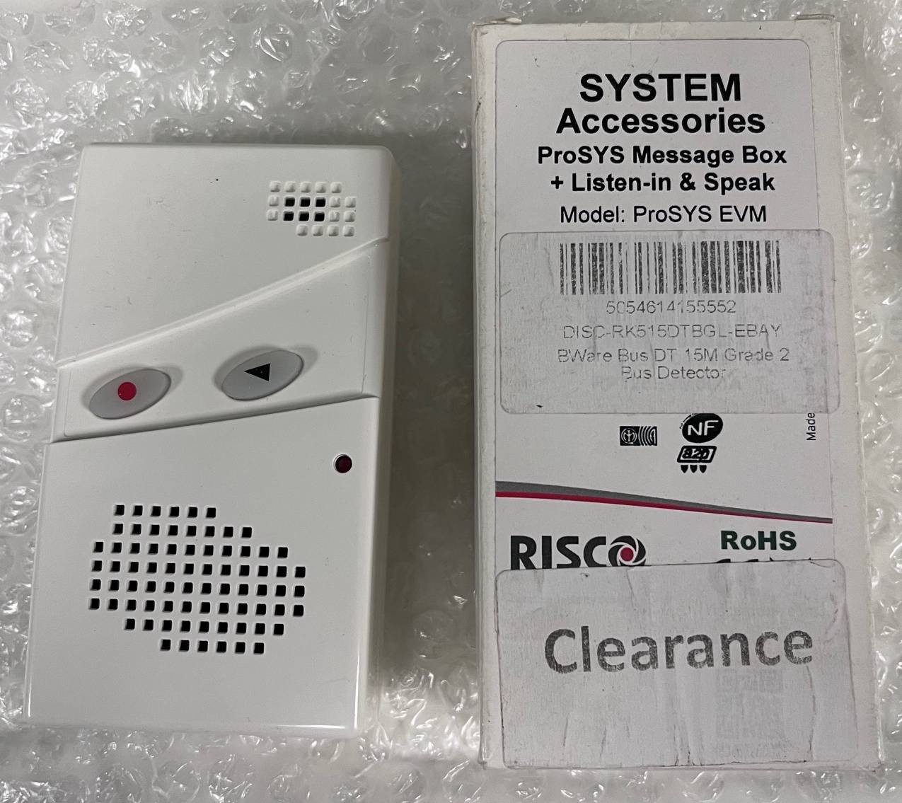 Risco ProSYS Message Box + Listen & Speak ProSYS EVM
