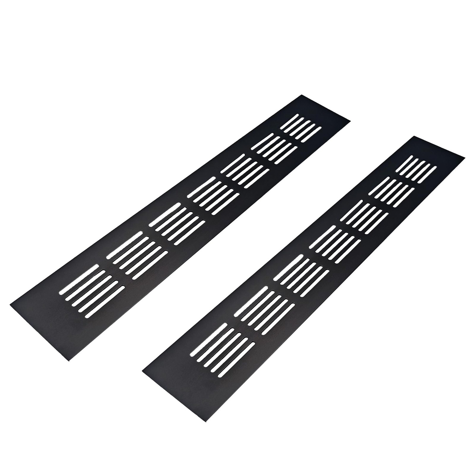 2 PCS 11.8x2 Inch Air Vent Covers Aluminum Grille for Floor Cabinet Wall Ceiling