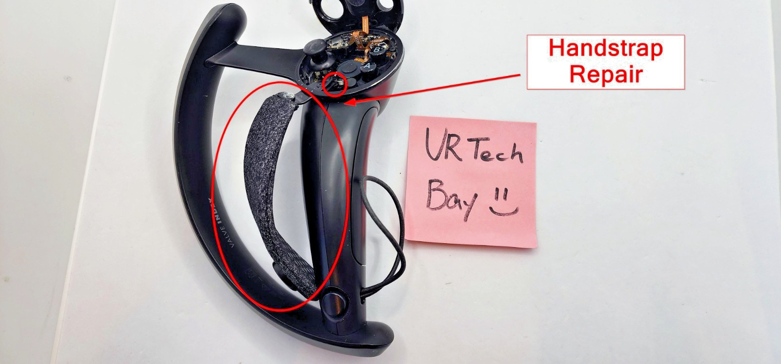 Valve Index Left Controller Top Handstrap Locking Assembly Spring Repair Service