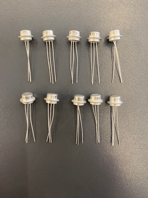GT308B / 1T308B (ГТ308B -rus.) P-N-P Germanium Transistors. NOS. Lot of 10 pcs.