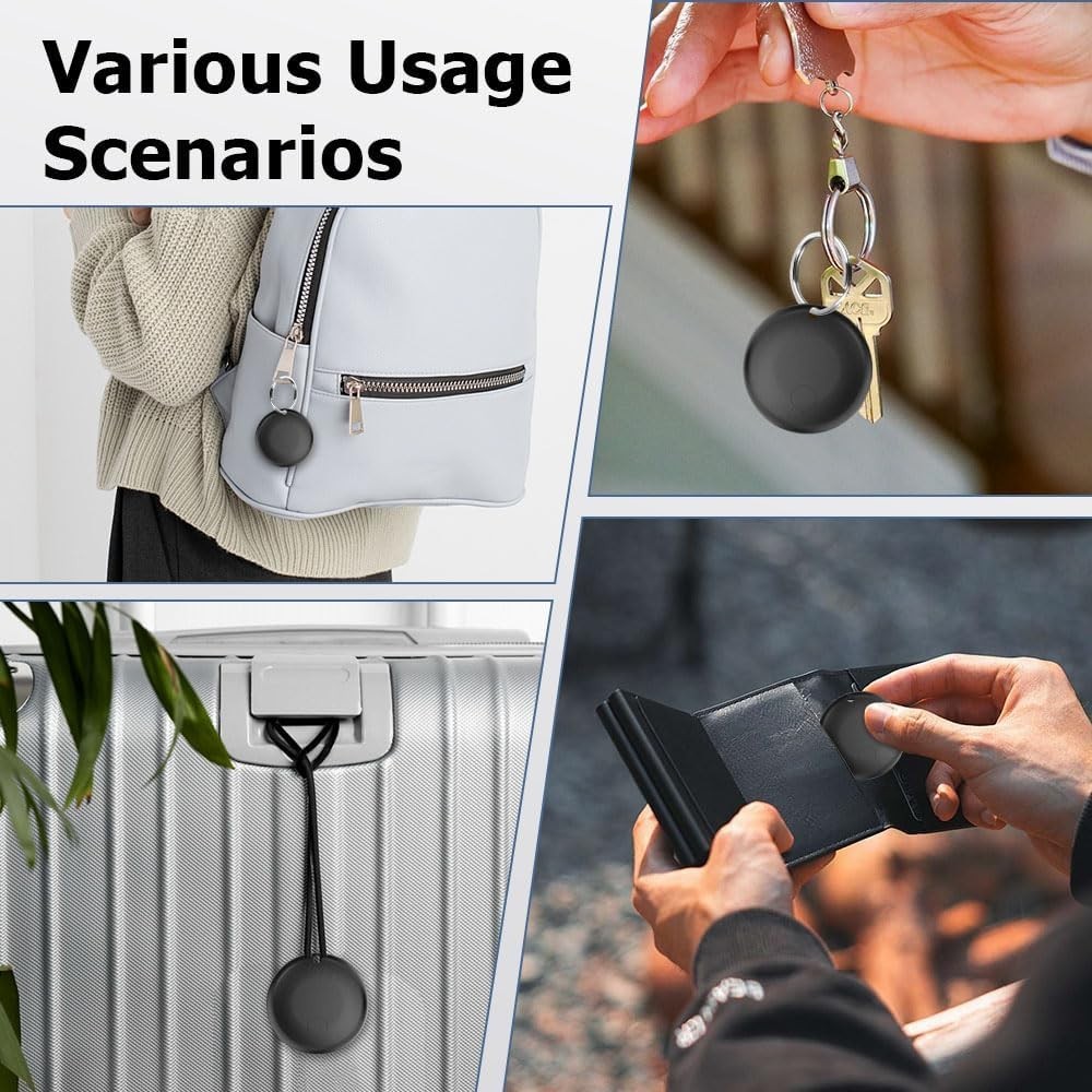 2-Pack Google Certified Bluetooth Tracker for Android - Effortless Item Recovery