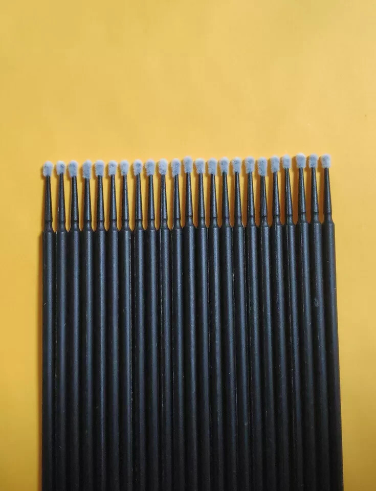 100Pcs Micro Brushes Applicators Microbrush Dental Regular Fine Super Fine Eye