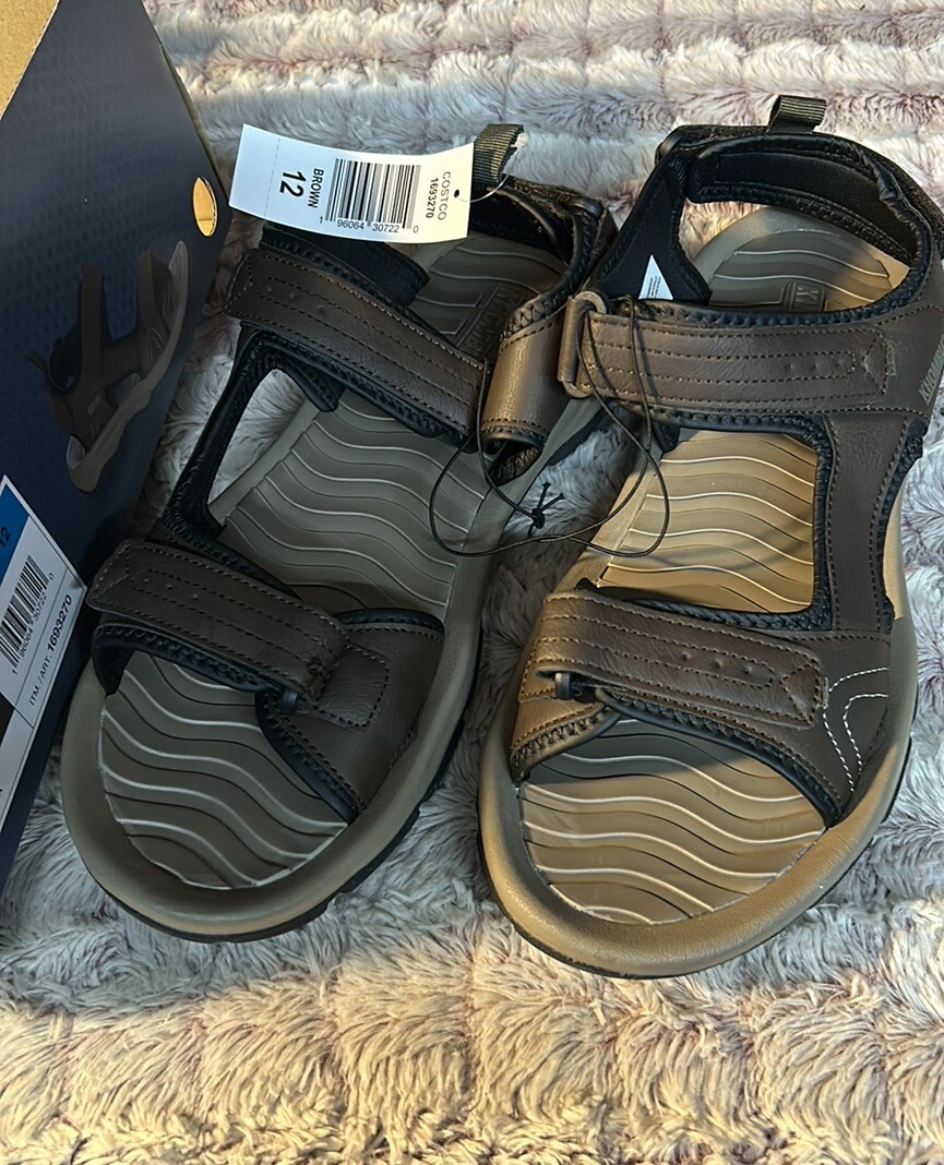 Khombu Men Brown sandals Size 12