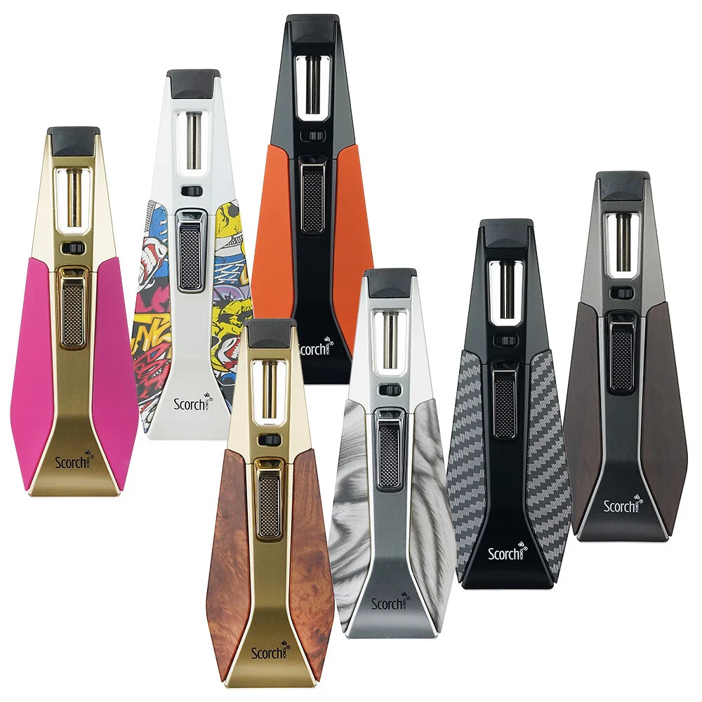 Scorch Torch 61665 Diamond Shaped Single Flame 5" Pencil Torch – Choose Color