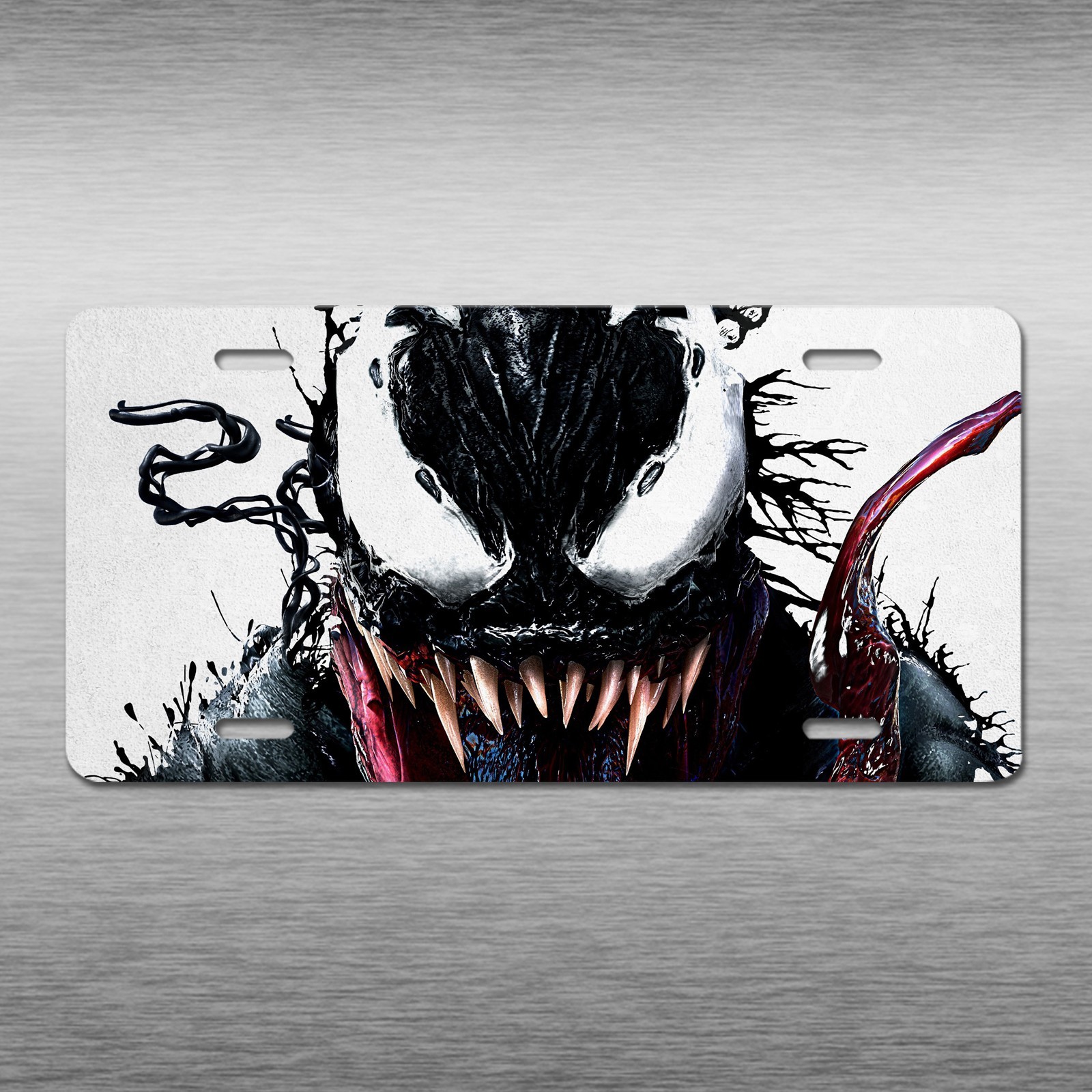 Venom Hero Comic Inspired Art Movie Vehicle License Plate Car Auto Tag