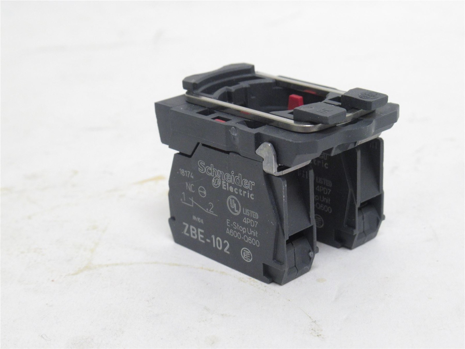 234681 New-No Box; Schneider ZB6AZ104 Lamp Module 092570; 10A; 600V