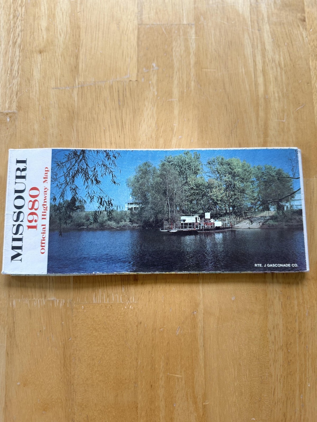 Vintage 1980 Missouri Official Highway Road Map Travel Folded Brochure USA