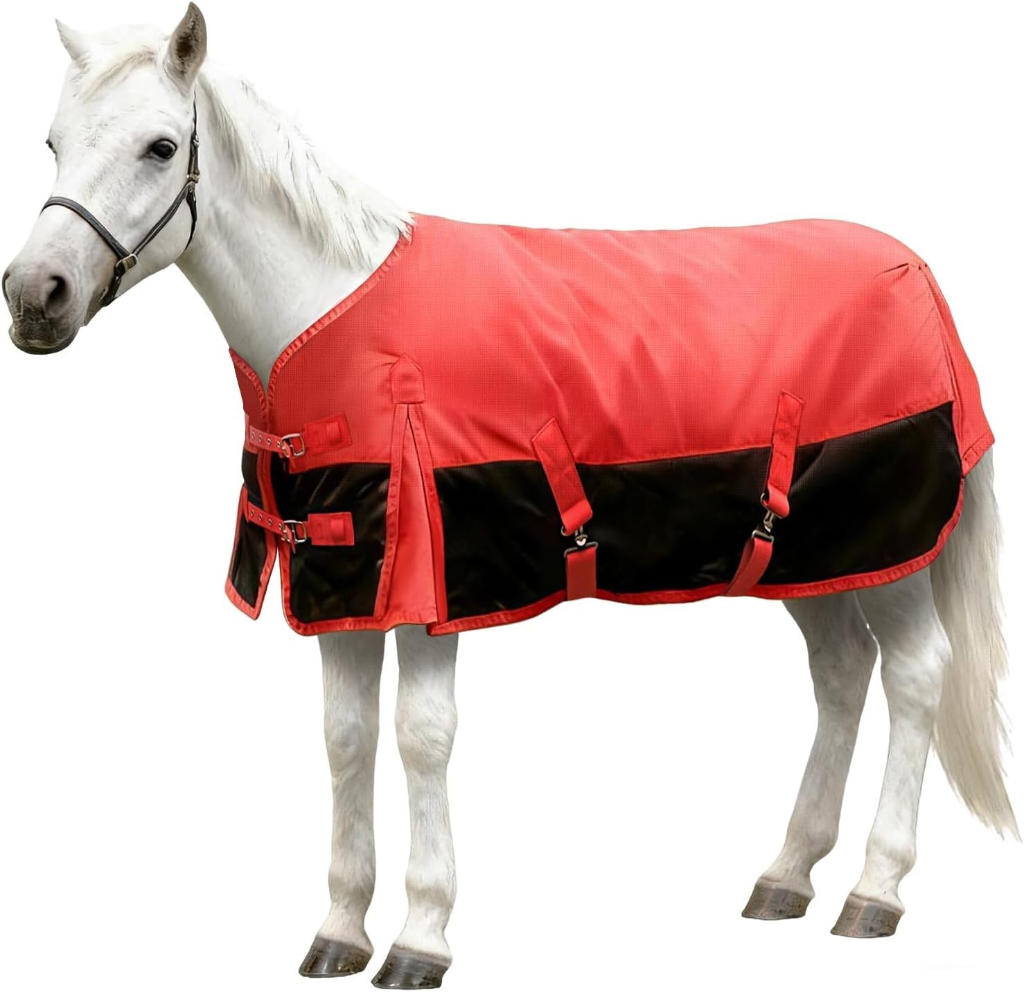 Mini Horse Pony Blankets Winter, 47 in 250g Filling Miniature Donkey Foal 1600D