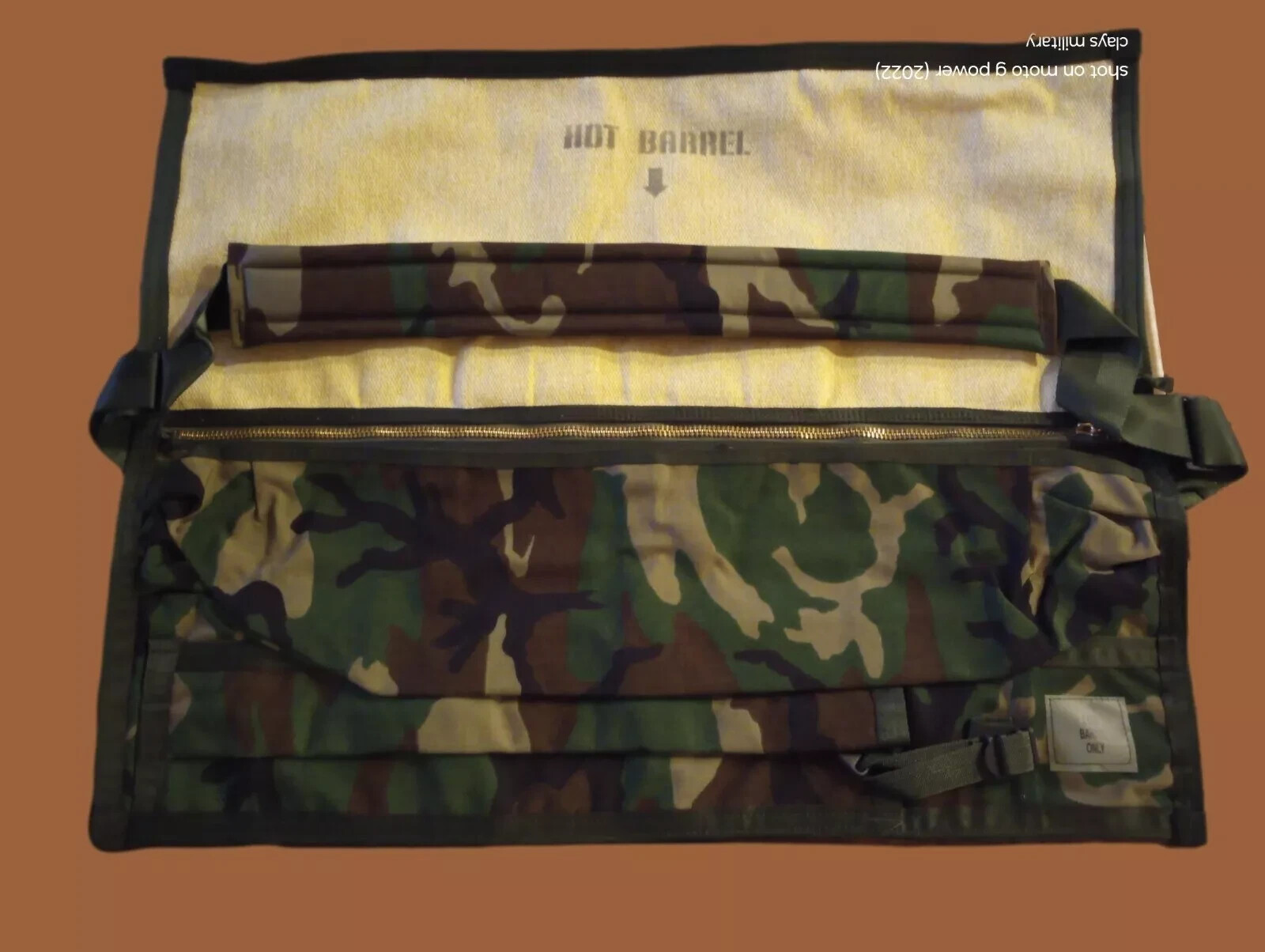 MILITARY ISSUE SPARE BARREL BAG CARRY CASE SHOULDER BAG WITH STRAP NEW