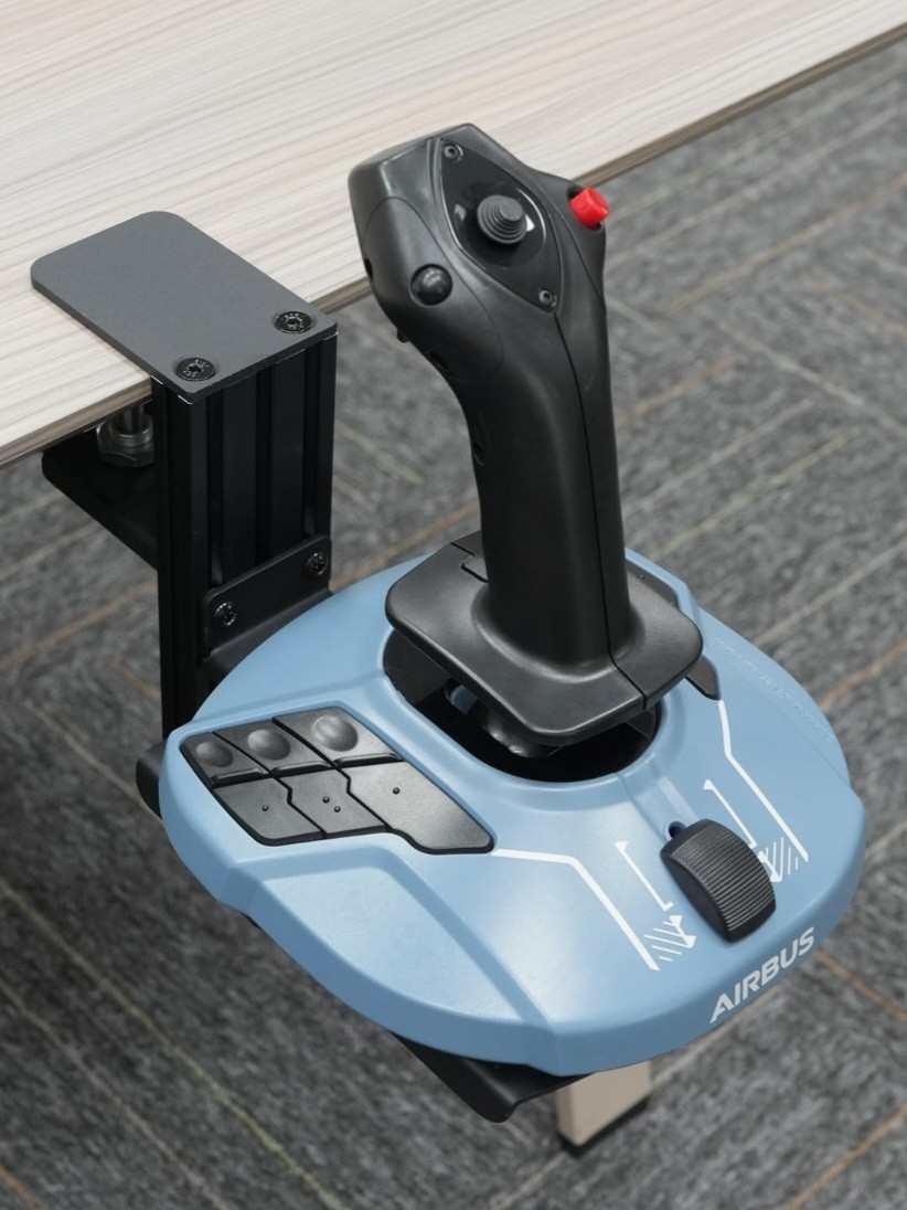 Quick Release Desk Mount Holder Compatible with Thrustmaster Simtask Farmstick,