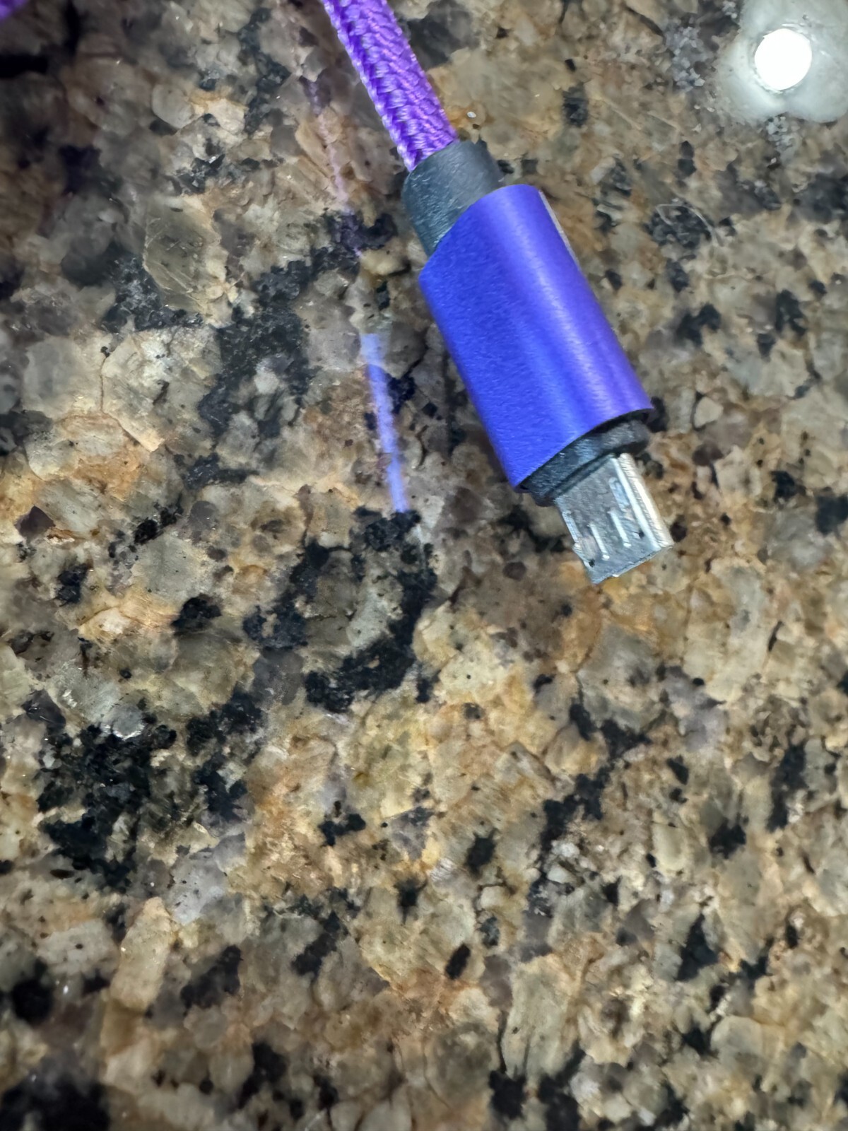 USB-A to USB Micro Charging/Data Transfer Cable Cord 10' Purple Phone Cable