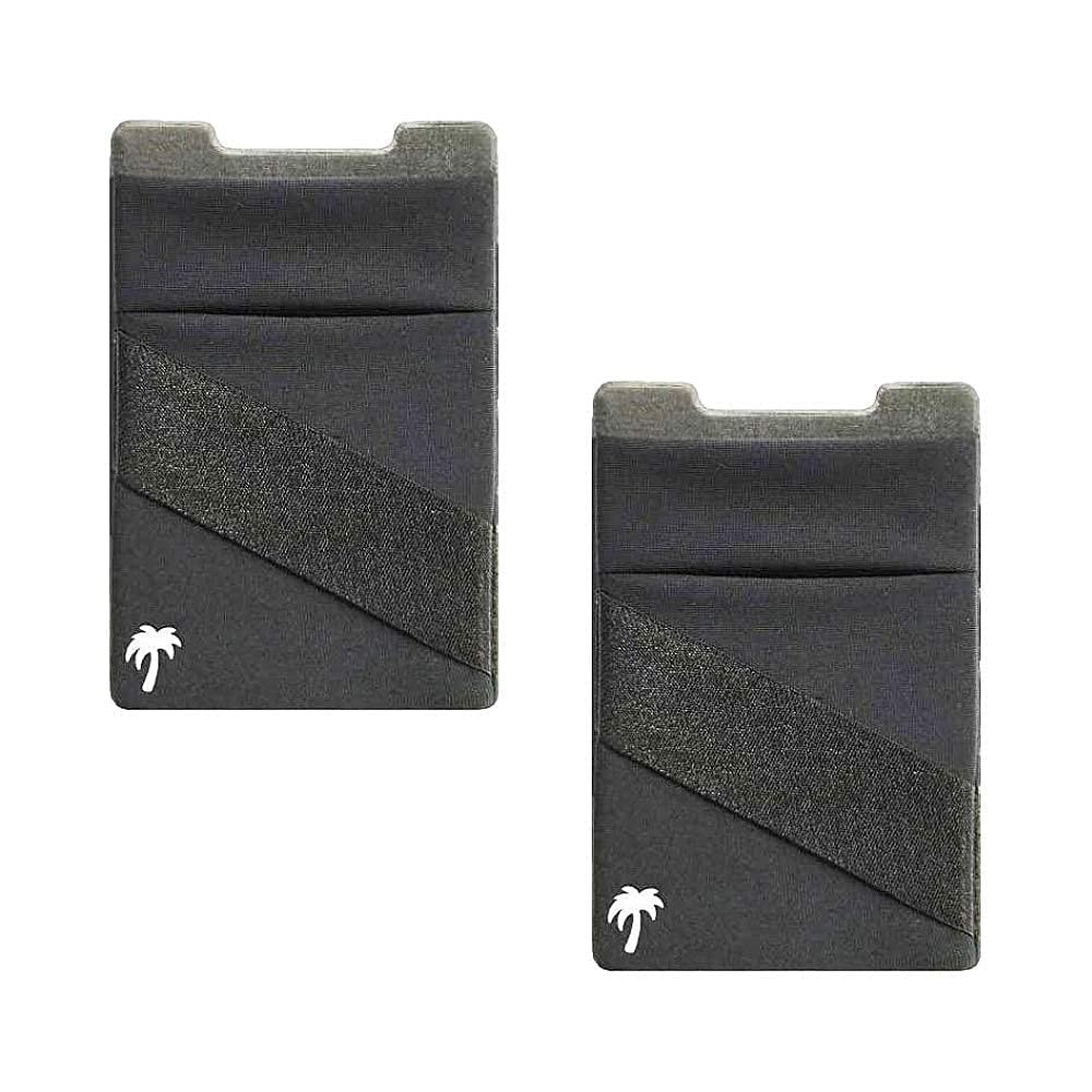 LIFESTYLE DESIGNS The StickyWallet – Premium Spandex Pack of 2, Black