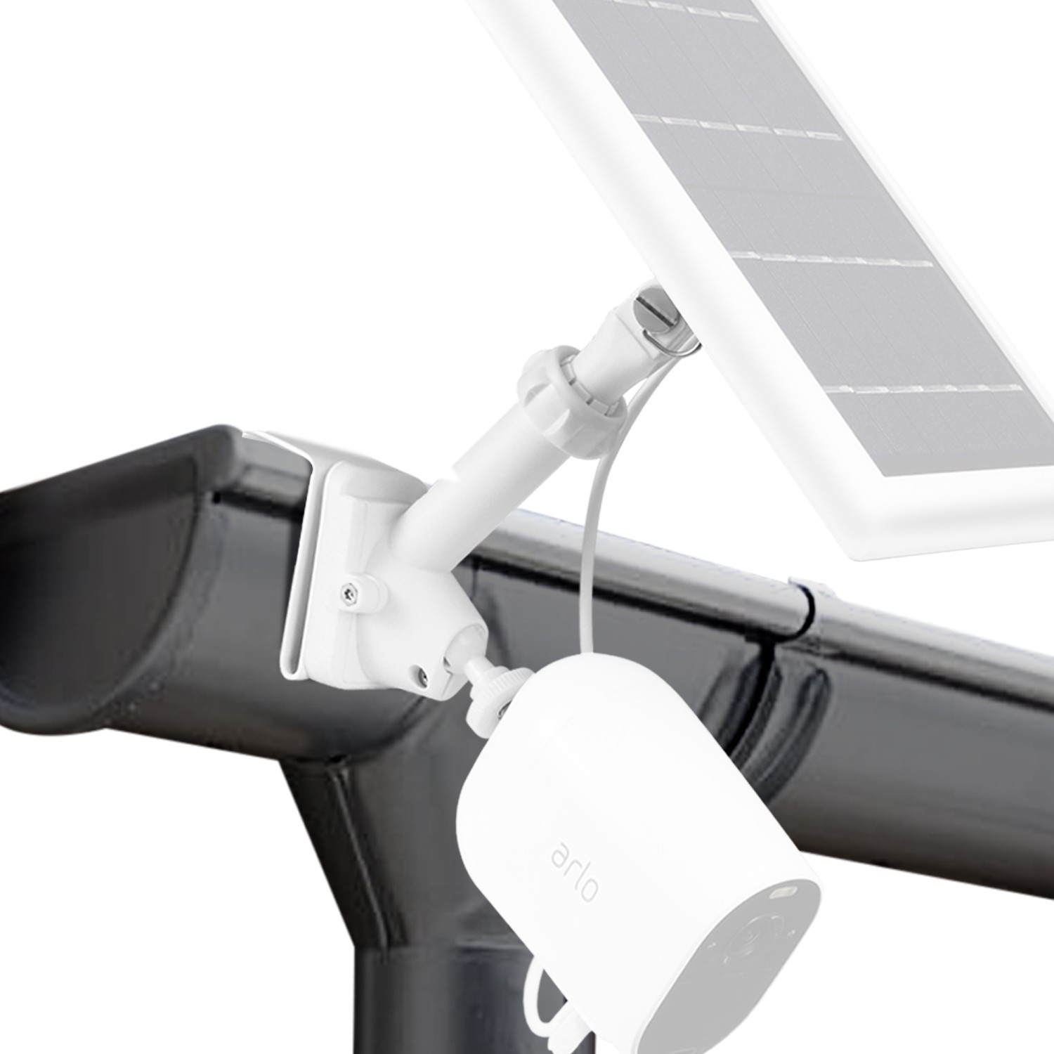 Universal Gutter Mount for Wyze, Blink, Ring, Arlo, Eufy Security Cameras