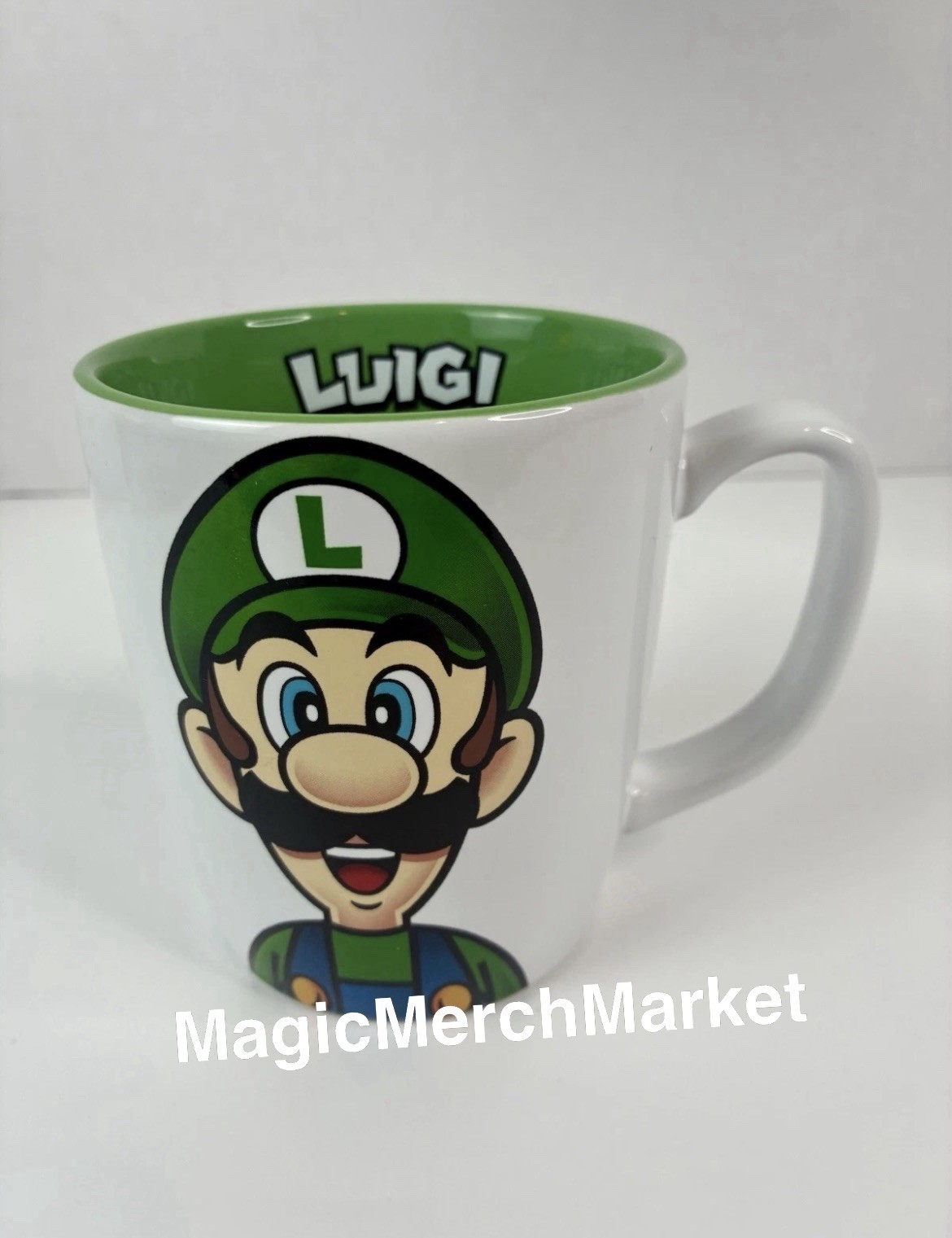 Universal Studios Super Nintendo World Luigi Coffee Mug Cup