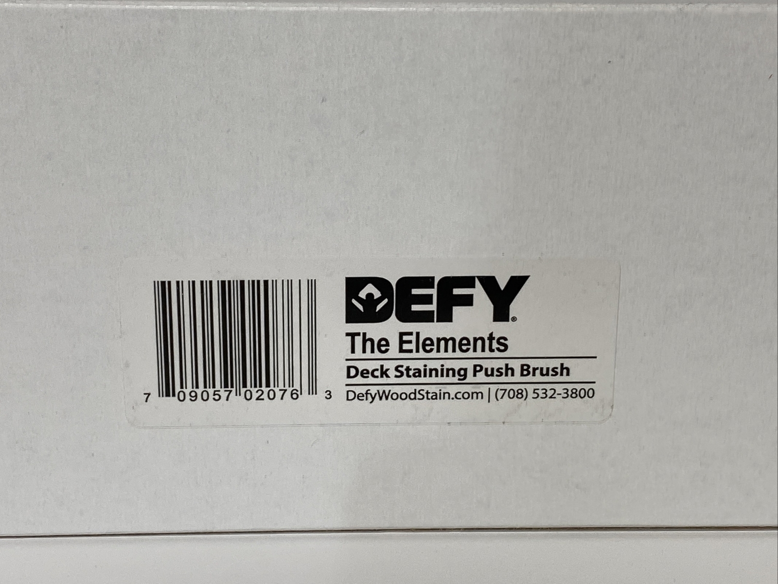 DEFY 10 In. Flagged Deck Staining Push Brush 4119-C New